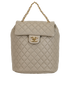 Small Urban Spirit Backpack, &pound;2,950, Handbags, Grey, Lambskin Leather, Front view